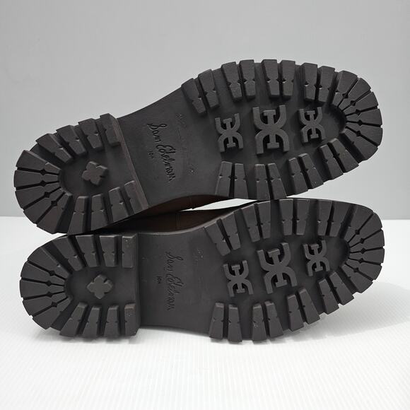 Sam Edelman Laguna Ankle Boot 10.5 Golden Carmel Leather Chelsea Waterproof NEW - Picture 12 of 14